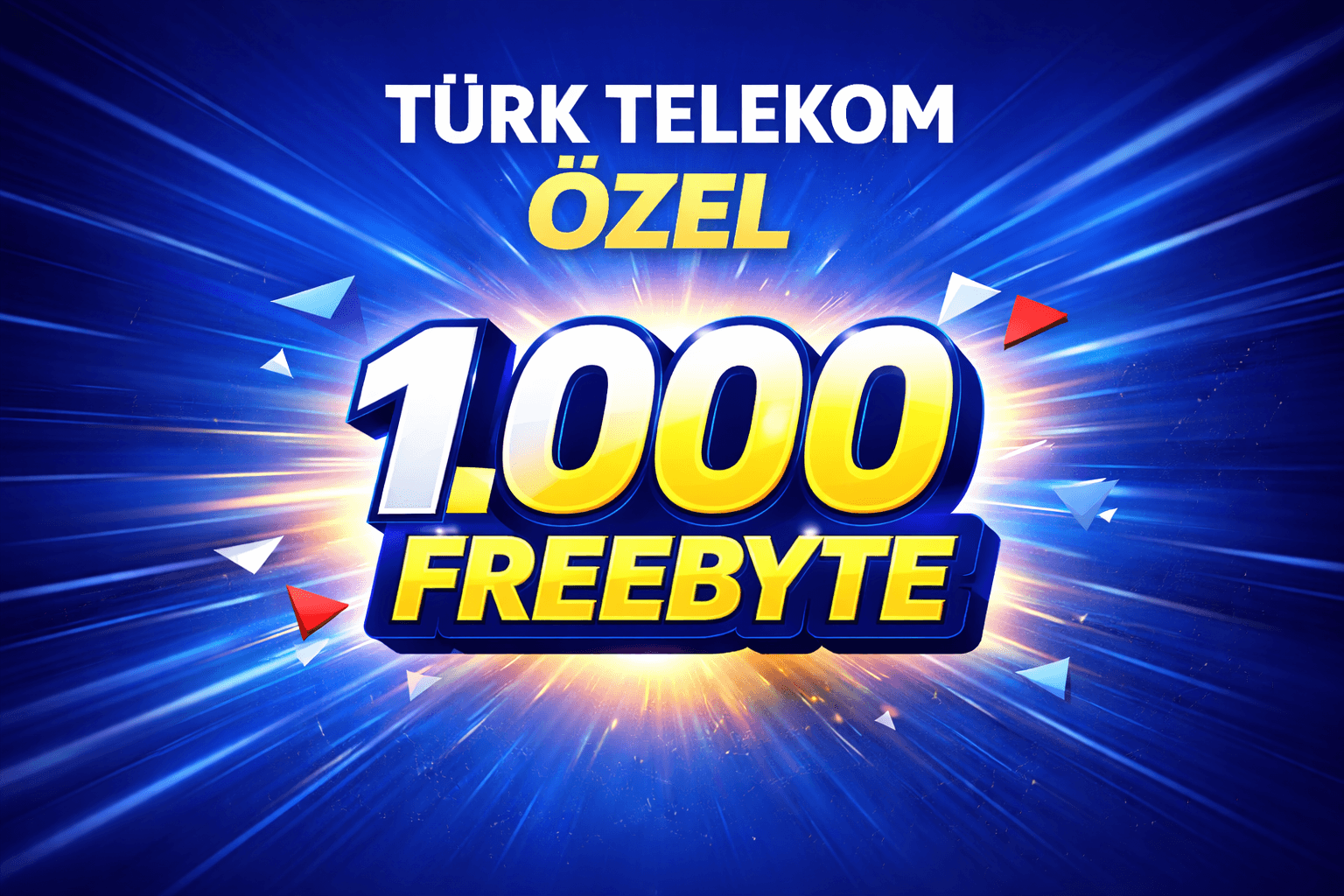 Türk Telekom'lulara özel 1.000 FreeByte!